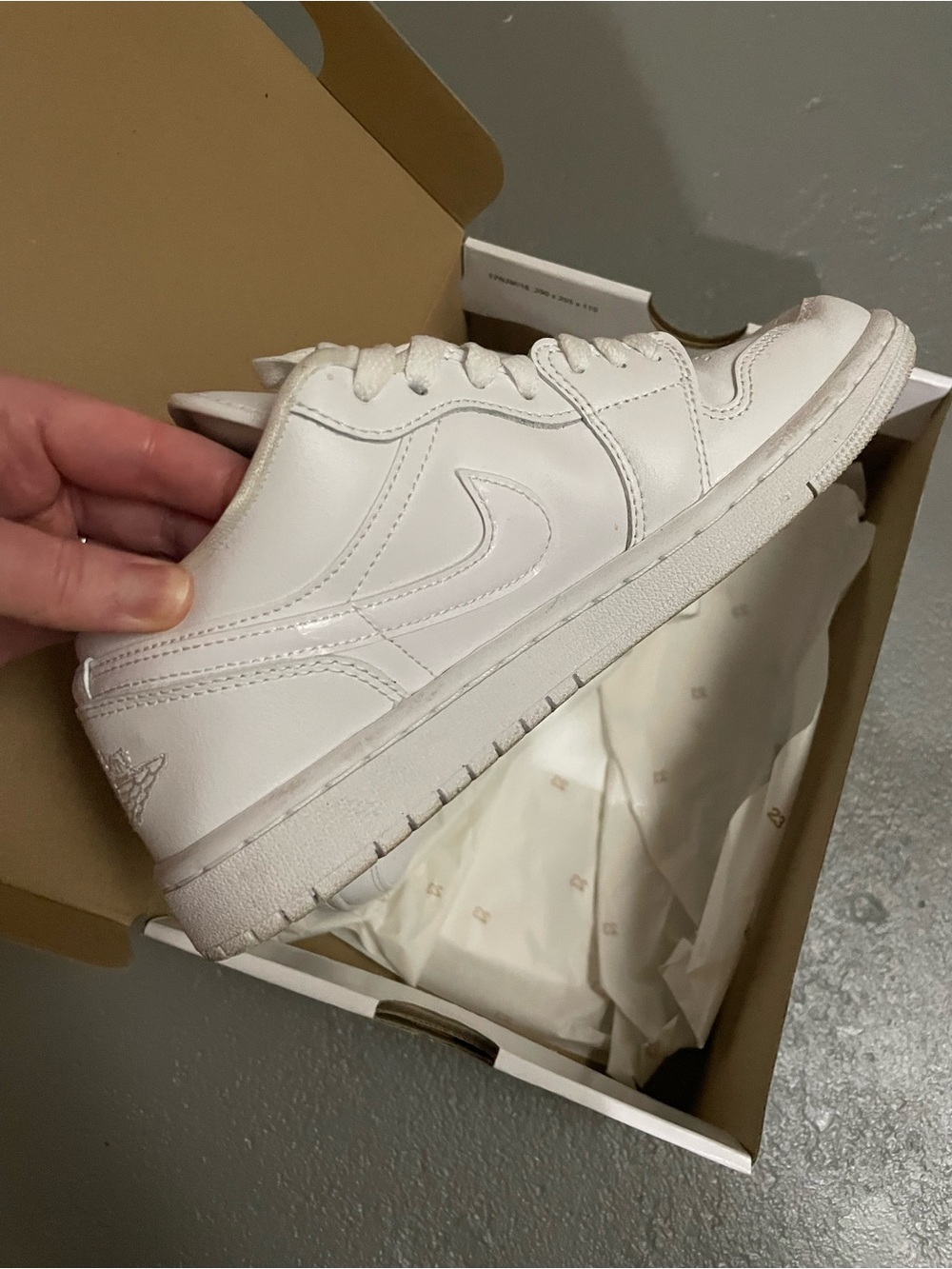 Women’s low top Air Jordan 1s